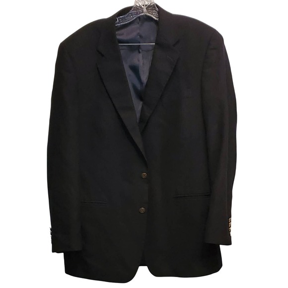 Club Room Other - Club Room Pure Wool Royal Blue 2 brass Button Blazer Sportcoat Blazer Jacket 44L